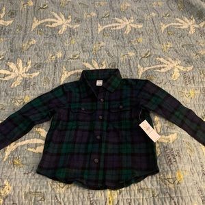 NWT old navy flannel button down